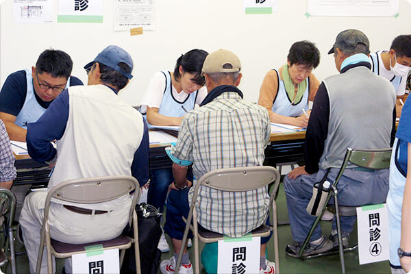 釜ヶ崎地区健診事業